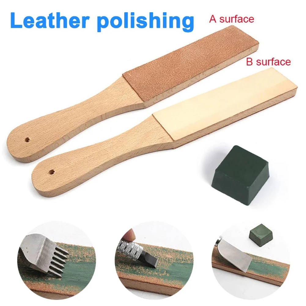 280*40*10mm Dual Sided Leathercraft Sharpener Wooden Handle Polishing Board For Most Tool Home Hand Tool DIY
280*40*10mm Dual Sided Leathercraft Sharpener Wooden Handle Polishing Board For Most Tool Home Hand Tool DIY