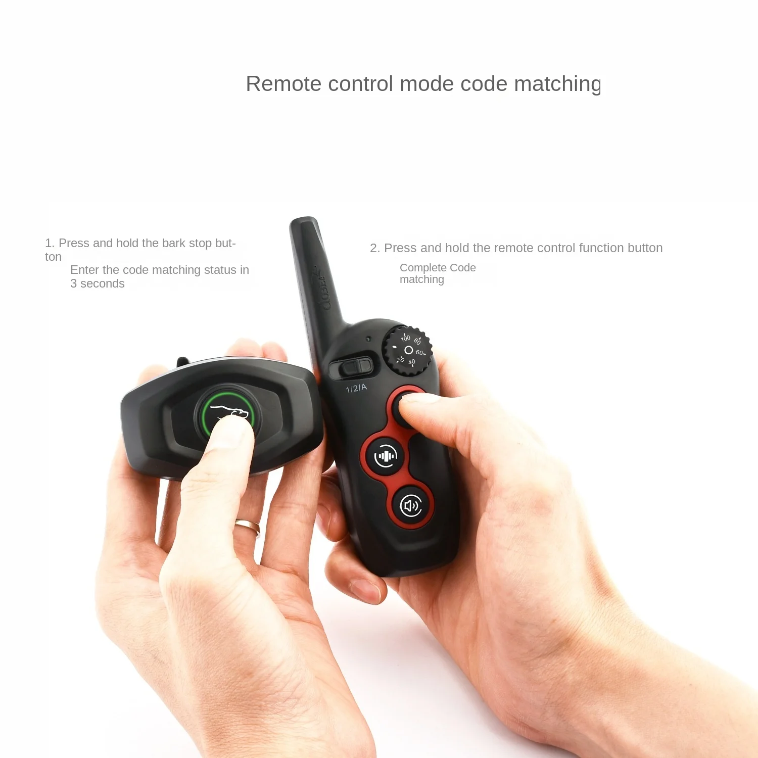 Dog Bark Stopper Dog Collar 600 M Remote Control Training Charging Waterproof Dog Training Device
Dog Bark Stopper Dog Collar 600 M Remote Control Training Charging Waterproof Dog Training Device