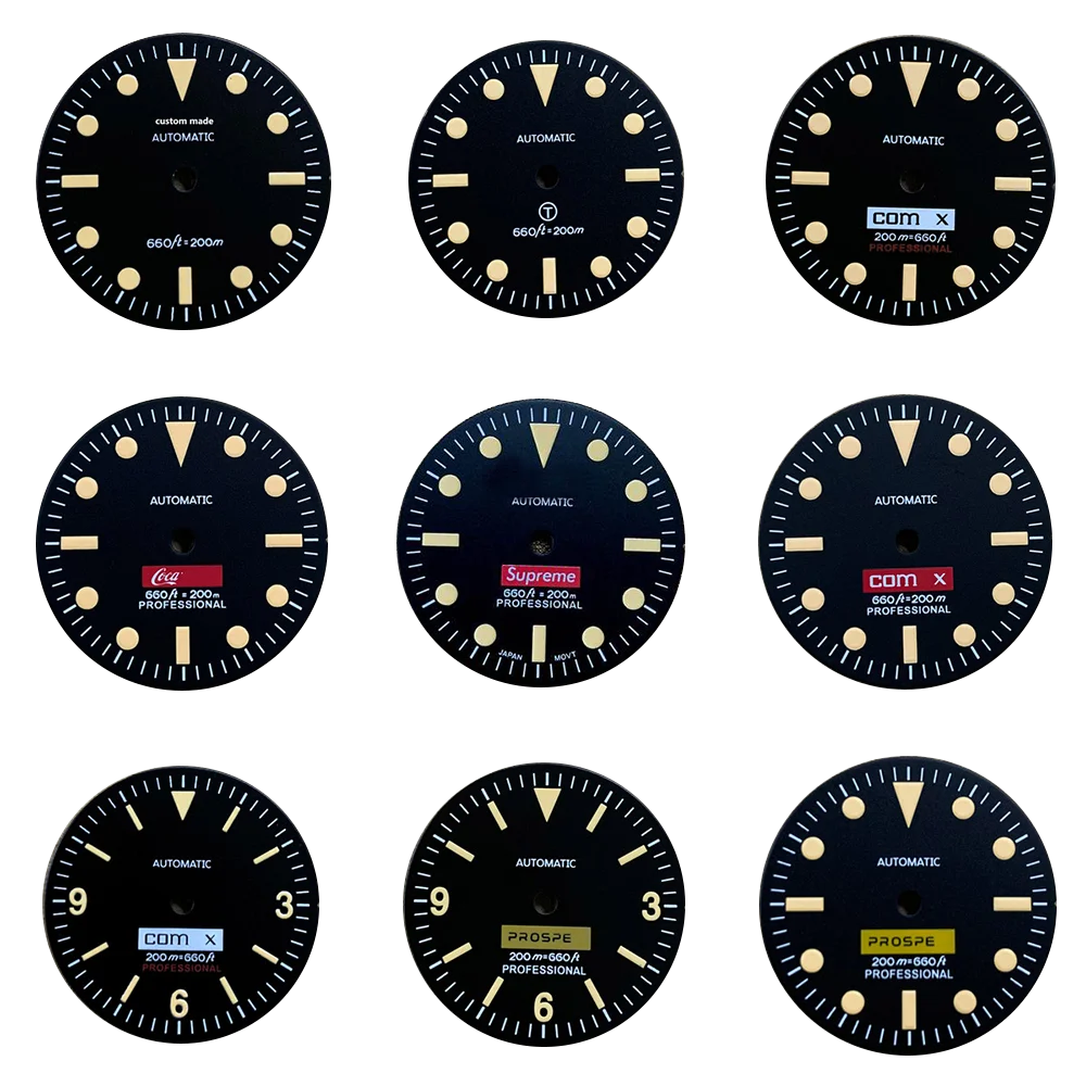 Modified 28.5mm Black Watch Dial C3 Green luminous Fit For Seiko NH35 NH36 automatic movement watch
Modified 28.5mm Black Watch Dial C3 Green luminous Fit For Seiko NH35 NH36 automatic movement watch