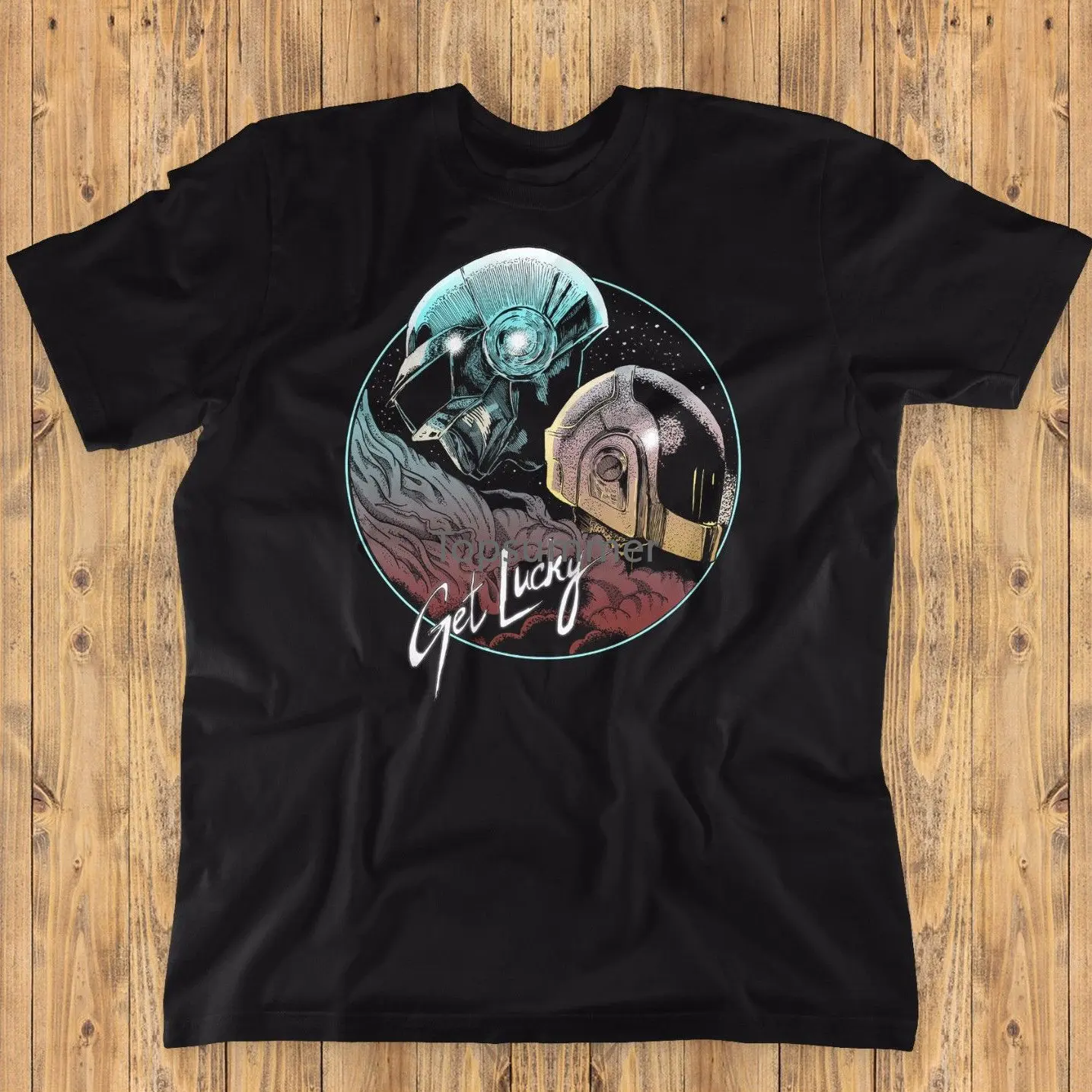 New Design Cotton Male Tee Shirt Designing Get Lucky Unisex T-Shirt Daft Punk Eletronic Music Robot
New Design Cotton Male Tee Shirt Designing Get Lucky Unisex T-Shirt Daft Punk Eletronic Music Robot