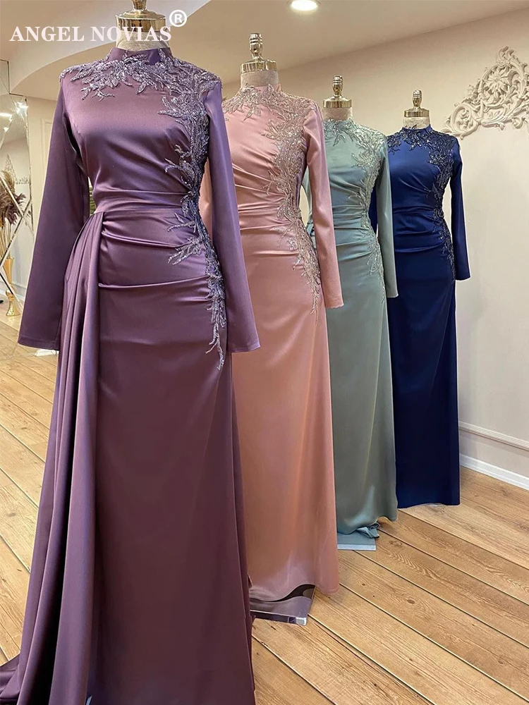 Long Sleeves High Neck Mermaid Dubai Evening Dresses 2023 with Detachable Skirt Formal Vestidos De Noche Prom Party Gowns 
Long Sleeves High Neck Mermaid Dubai Evening Dresses 2023 with Detachable Skirt Formal Vestidos De Noche Prom Party Gowns