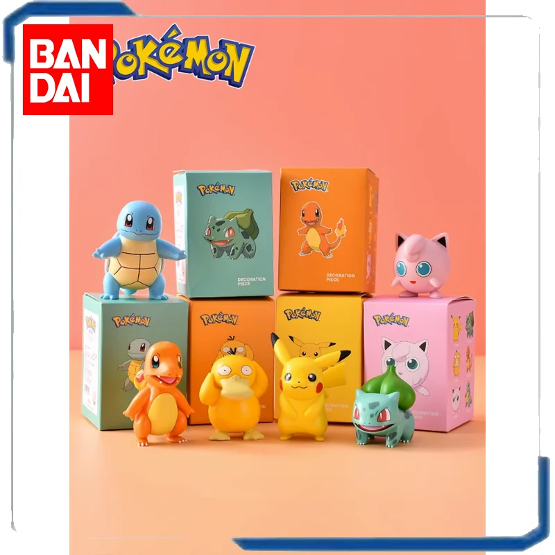 BANDAI Pokemon Pok é Mon Jigglypuff Psyduck Charmander Squirtle Pikachu Bulbasaur Decorative Handmade Doll Toys Surprise
BANDAI Pokemon Pok é Mon Jigglypuff Psyduck Charmander Squirtle Pikachu Bulbasaur Decorative Handmade Doll Toys Surprise