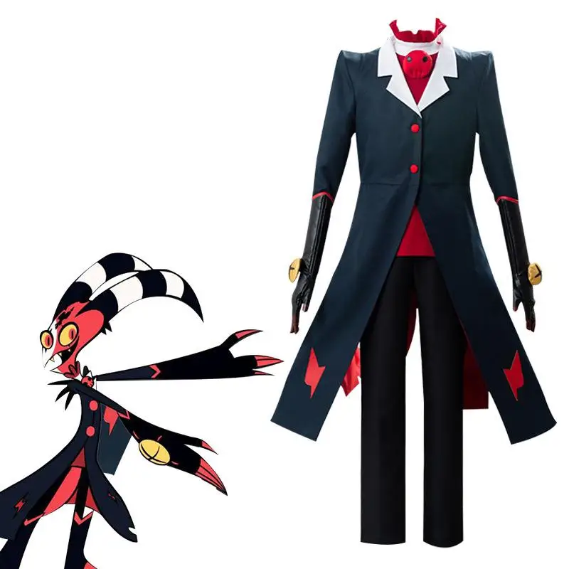 Hazbin Cosplay Hotel Blitzo Helluva Boss Cosplay Costume Adult Men Women Uniform Suit Halloween Carnival Costume Clothes Outfit
Hazbin Cosplay Hotel Blitzo Helluva Boss Cosplay Costume Adult Men Women Uniform Suit Halloween Carnival Costume Clothes Outfit