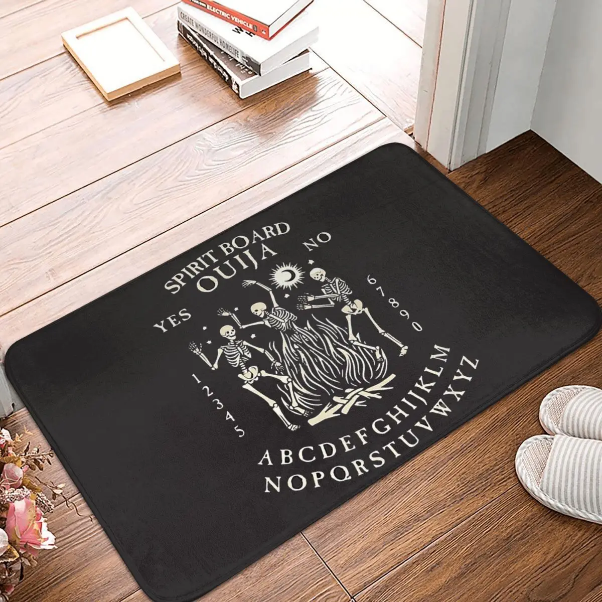 Ouija Board Non-slip Doormat Spirit Dancing Skeletons Bath Bedroom Mat Outdoor Carpet Home Pattern Decor
Ouija Board Non-slip Doormat Spirit Dancing Skeletons Bath Bedroom Mat Outdoor Carpet Home Pattern Decor