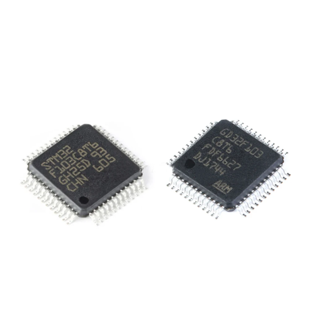 new and original STM32F103C8T6 STM32F103 GD32F103C8T6 LQFP48 new LQFP-48 microcontroller chip, ARM development board embedded
new and original STM32F103C8T6 STM32F103 GD32F103C8T6 LQFP48 new LQFP-48 microcontroller chip, ARM development board embedded