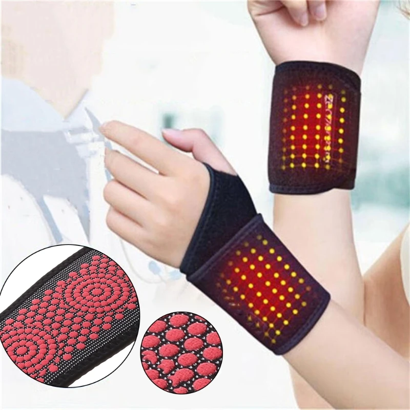 Magnetic Therapy Self-Heating Wrist Support Brace Wrap Heated Hand Warmer Compression Pain Relief Wristband Belt Sanitizer Band
Magnetic Therapy Self-Heating Wrist Support Brace Wrap Heated Hand Warmer Compression Pain Relief Wristband Belt Sanitizer Band