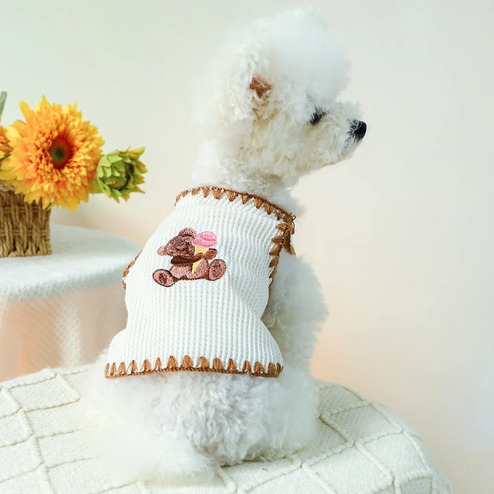 Small Dog Vest Autumn Spring Fashion Desinger Clothes Pet Cute Cartoon Sweater Puppy Soft Pullover Chihuahua Yorkshire Maltese
Small Dog Vest Autumn Spring Fashion Desinger Clothes Pet Cute Cartoon Sweater Puppy Soft Pullover Chihuahua Yorkshire Maltese