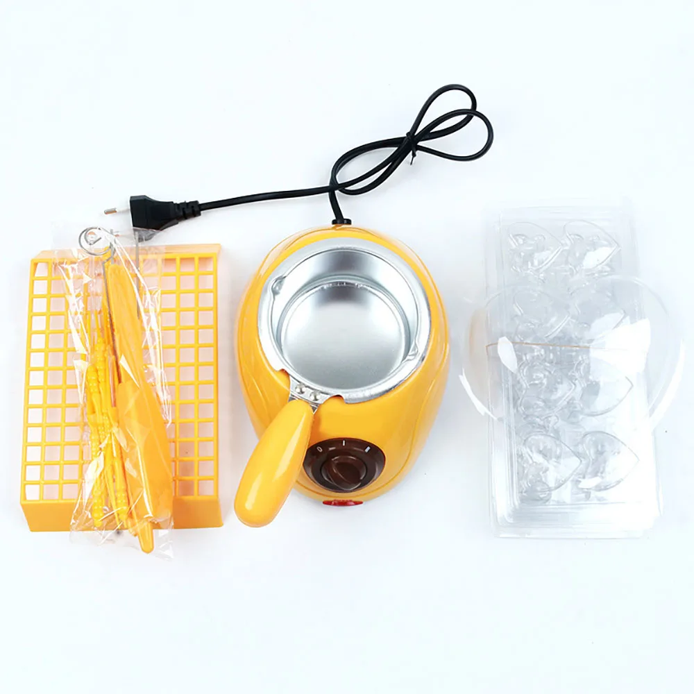 Durable Hot Chocolate Melting Pot Electric Fondue Melter Machine Set DIY Tool EU Plug Aluminum&Plastic DIY Kitchen Tool
Durable Hot Chocolate Melting Pot Electric Fondue Melter Machine Set DIY Tool EU Plug Aluminum&Plastic DIY Kitchen Tool