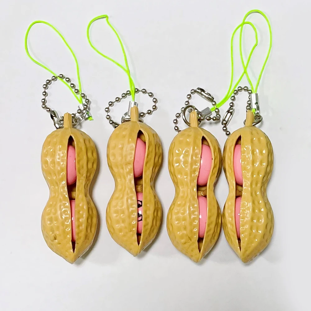 Peanut Edamame Toys Peas Beans Key Ring Fidget Stress Squeeze Antistress Entertainment Toy Decompression Game for Kid
Peanut Edamame Toys Peas Beans Key Ring Fidget Stress Squeeze Antistress Entertainment Toy Decompression Game for Kid