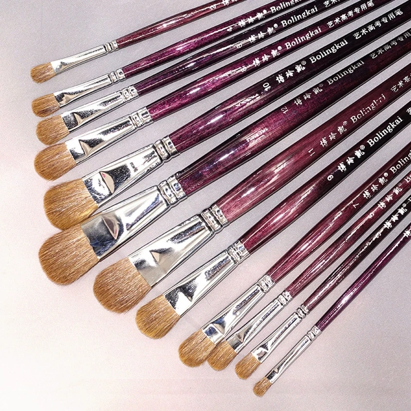12Pack Nylon Hair Art Paint Brushes Different Sizes Tips for Acrylic Oil Watercolor Face Rock Painting Art Students Gift
12Pack Nylon Hair Art Paint Brushes Different Sizes Tips for Acrylic Oil Watercolor Face Rock Painting Art Students Gift
