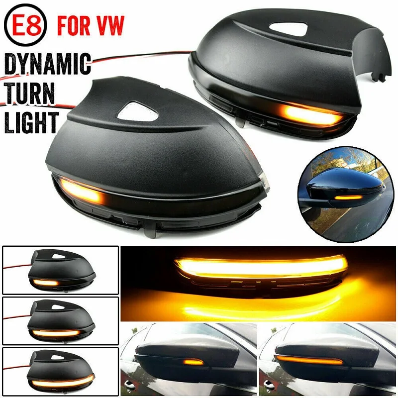 

Dynamic Blinker For VW Passat B7 CC Scirocco LED Turn Signal EOS Light Beetle 2011 2014 Side Mirror Indicator For Volkswagen