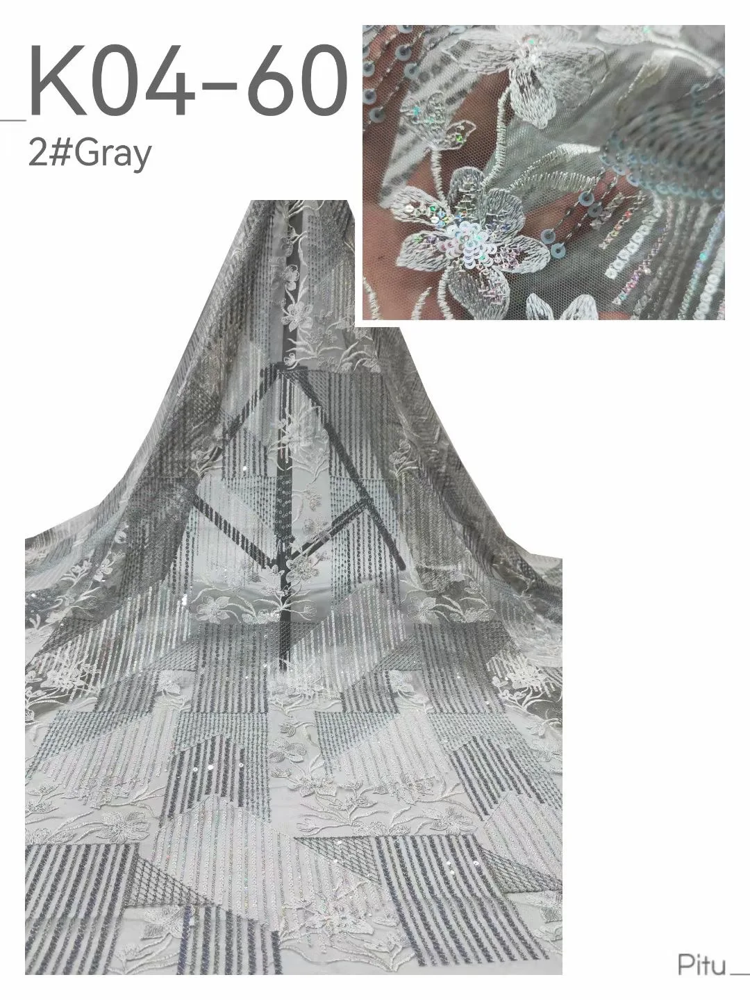 French Handmade Embroidered Sequins Net Lace Fabric 2022 High Quality Tulle Mesh Lace Nigeria Tradition For Bridal Wedding Dress
French Handmade Embroidered Sequins Net Lace Fabric 2022 High Quality Tulle Mesh Lace Nigeria Tradition For Bridal Wedding Dress