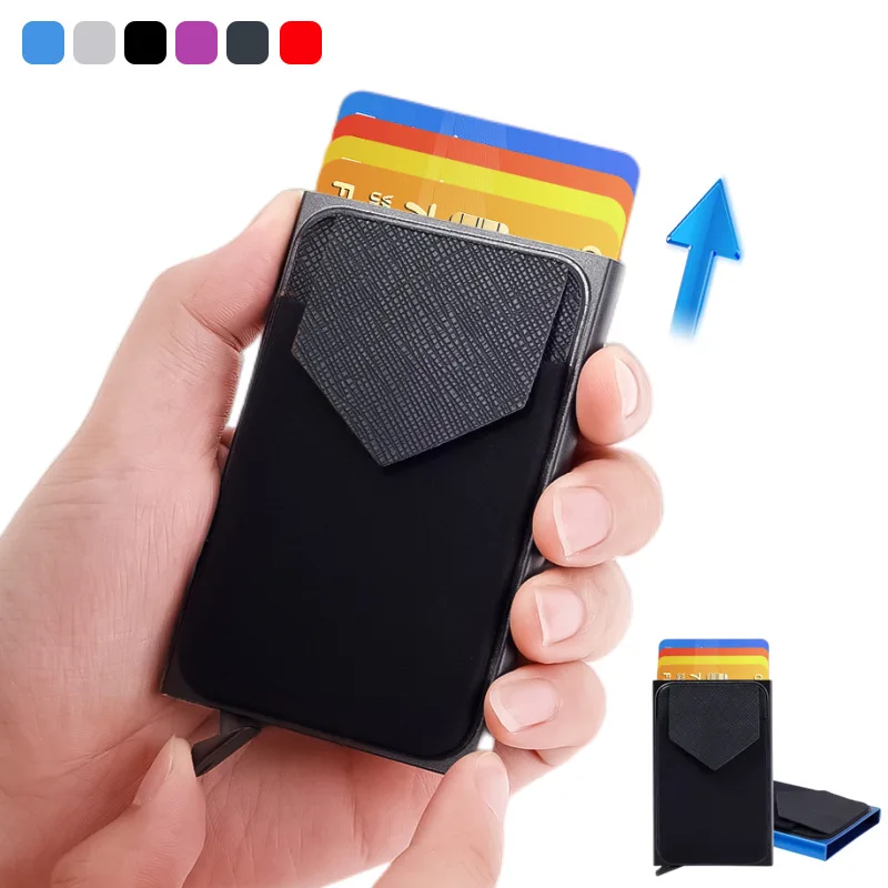 Алюминиевый держатель для кредитных карт с технологией RFID, автоматический выдвижной футляр для банковских карт, умный быстросъемный женский кошелек, мини-автомобильный футляр
Алюминиевый держатель для кредитных карт с технологией RFID, автоматический выдвижной футляр для банковских карт, умный быстросъемный женский кошелек, мини-автомобильный футляр