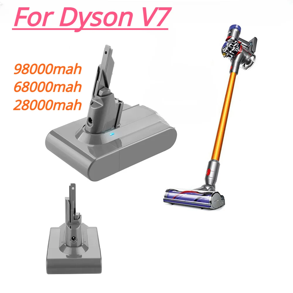 Новинка, литий-ионные аккумуляторные батареи 21,6 в 98000 мАч для пылесоса Dyson V7 Animal Pro, сменный аккумулятор, запасная батарея 18650
Новинка, литий-ионные аккумуляторные батареи 21,6 в 98000 мАч для пылесоса Dyson V7 Animal Pro, сменный аккумулятор, запасная батарея 18650