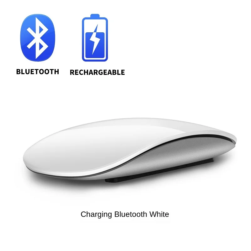 

For Mac Bluetooth 4.0 Wireless Mouse Rechargeable Silent Multi Arc Touch Mice Ultra-thin Magic Mouse For Laptop Ipad PC Macbook