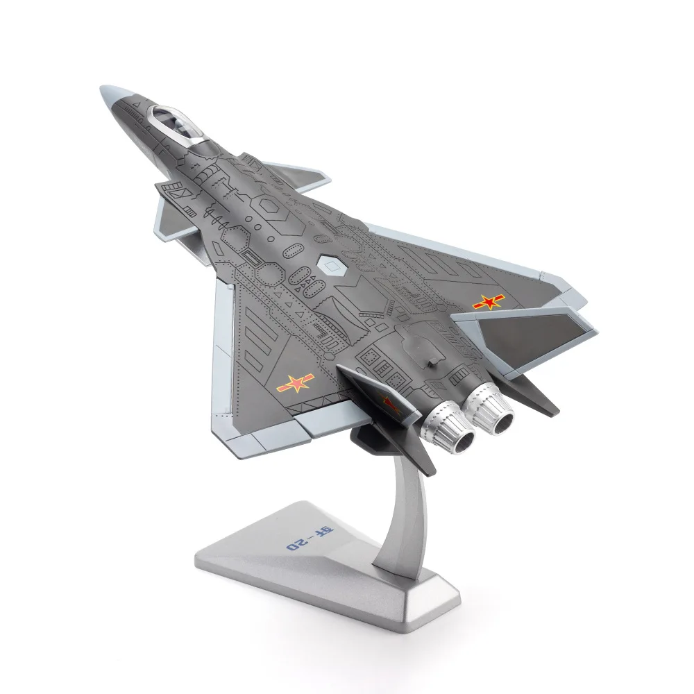 Модель военного самолета с двойным распылителем J-20 fighter 1:72, игрушечное украшение из сплава
Модель военного самолета с двойным распылителем J-20 fighter 1:72, игрушечное украшение из сплава