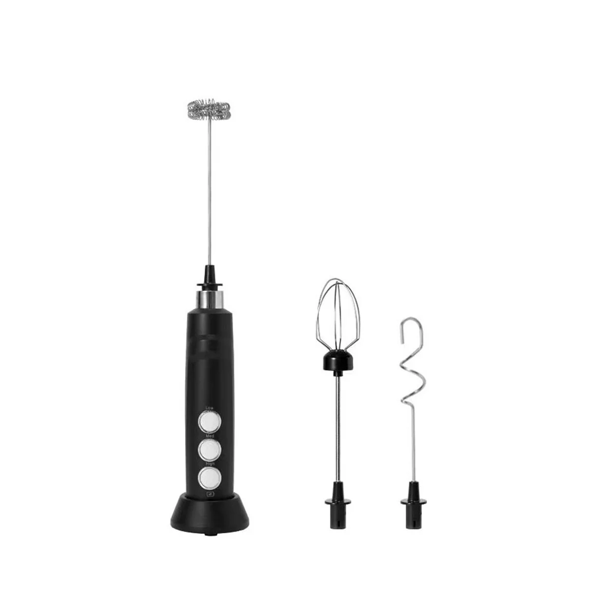3 in 1 Portable Rechargeable Electric Foam Maker Handheld Foamer High Speeds Mixer Coffee Frothing Wand
3 in 1 Portable Rechargeable Electric Foam Maker Handheld Foamer High Speeds Mixer Coffee Frothing Wand