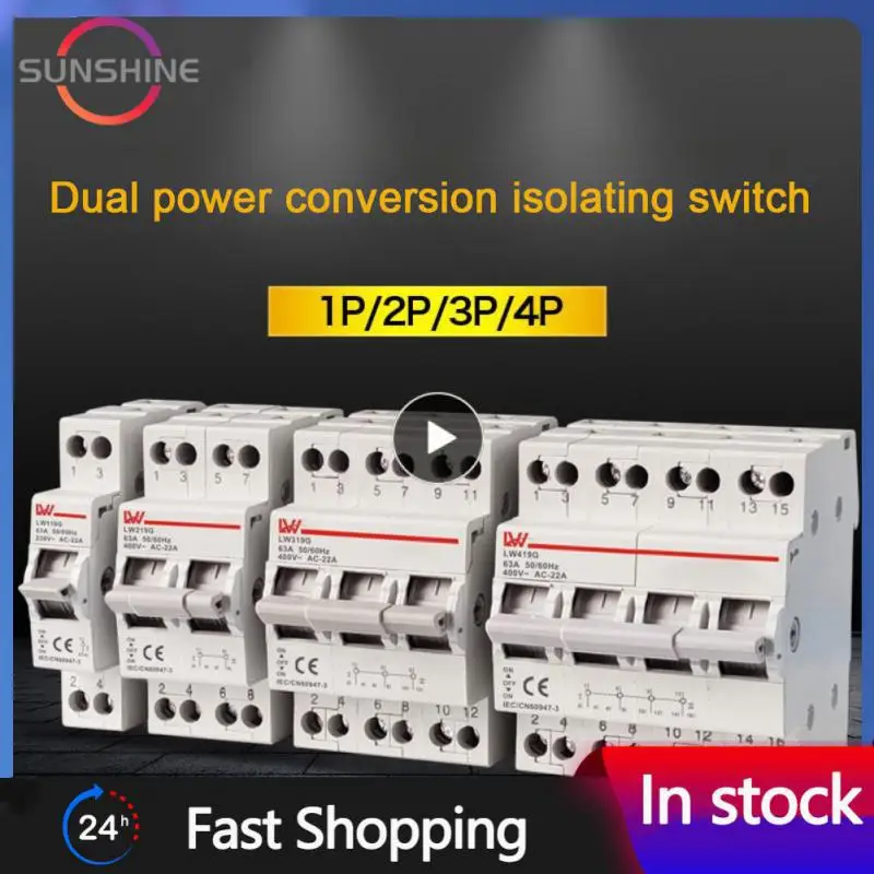 1/2/3/4p Disconnector Switch Dual Power Conversion Protector Sf219g Rail Mounted Transfer Isolating Switch High Voltage Switch
1/2/3/4p Disconnector Switch Dual Power Conversion Protector Sf219g Rail Mounted Transfer Isolating Switch High Voltage Switch