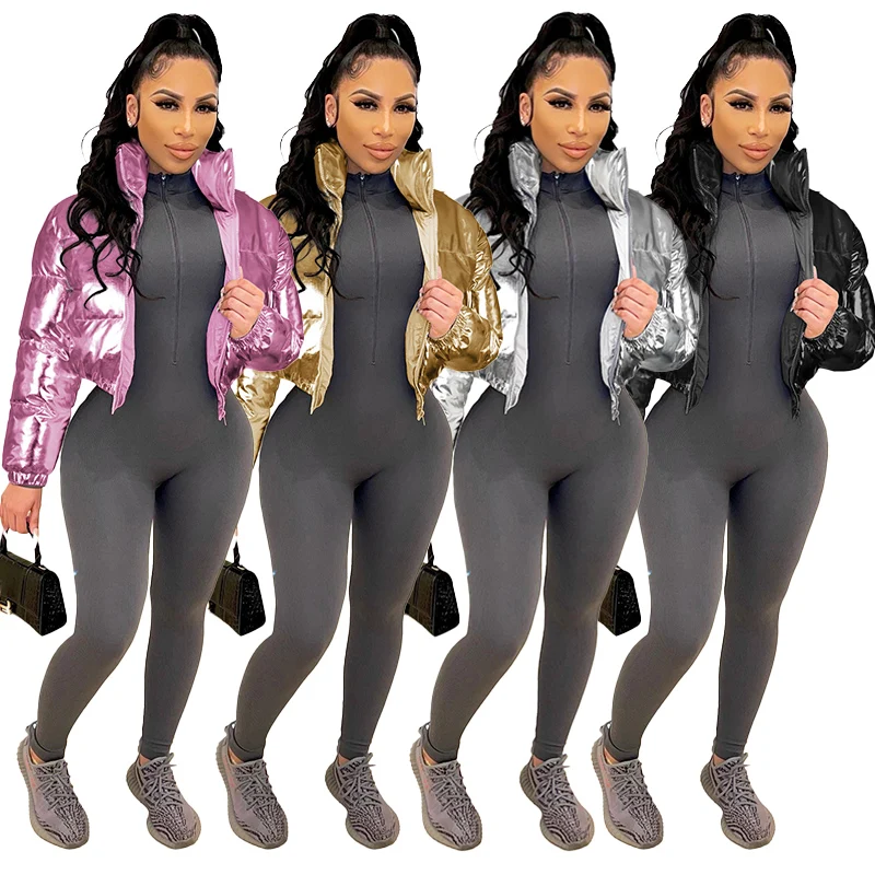 YIKUO Women Solid Coating Stand Collar Long Sleeve Casual Zipper puffer Jacket 2022 Winter Fashion Thick Keep Warm Parkas Coat
YIKUO Women Solid Coating Stand Collar Long Sleeve Casual Zipper puffer Jacket 2022 Winter Fashion Thick Keep Warm Parkas Coat