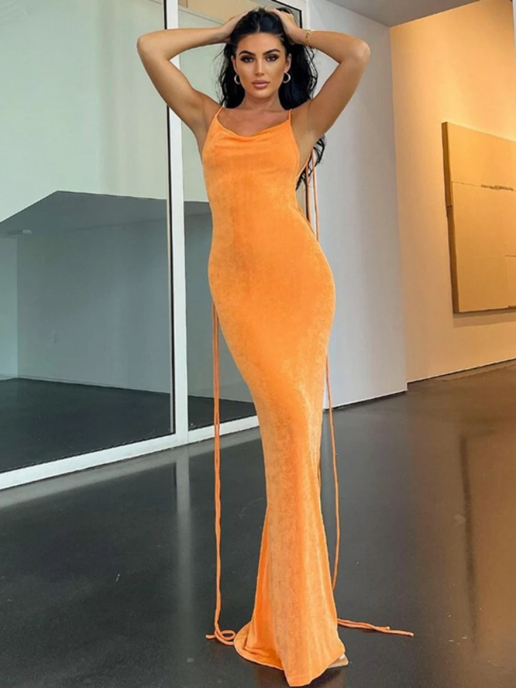 Sexy Backless Bandage Draped Party Club Maxi Dress for Women 2022 Elegant Spaghetti Strap Sleeveless Bodycon White Long Dresses
Sexy Backless Bandage Draped Party Club Maxi Dress for Women 2022 Elegant Spaghetti Strap Sleeveless Bodycon White Long Dresses