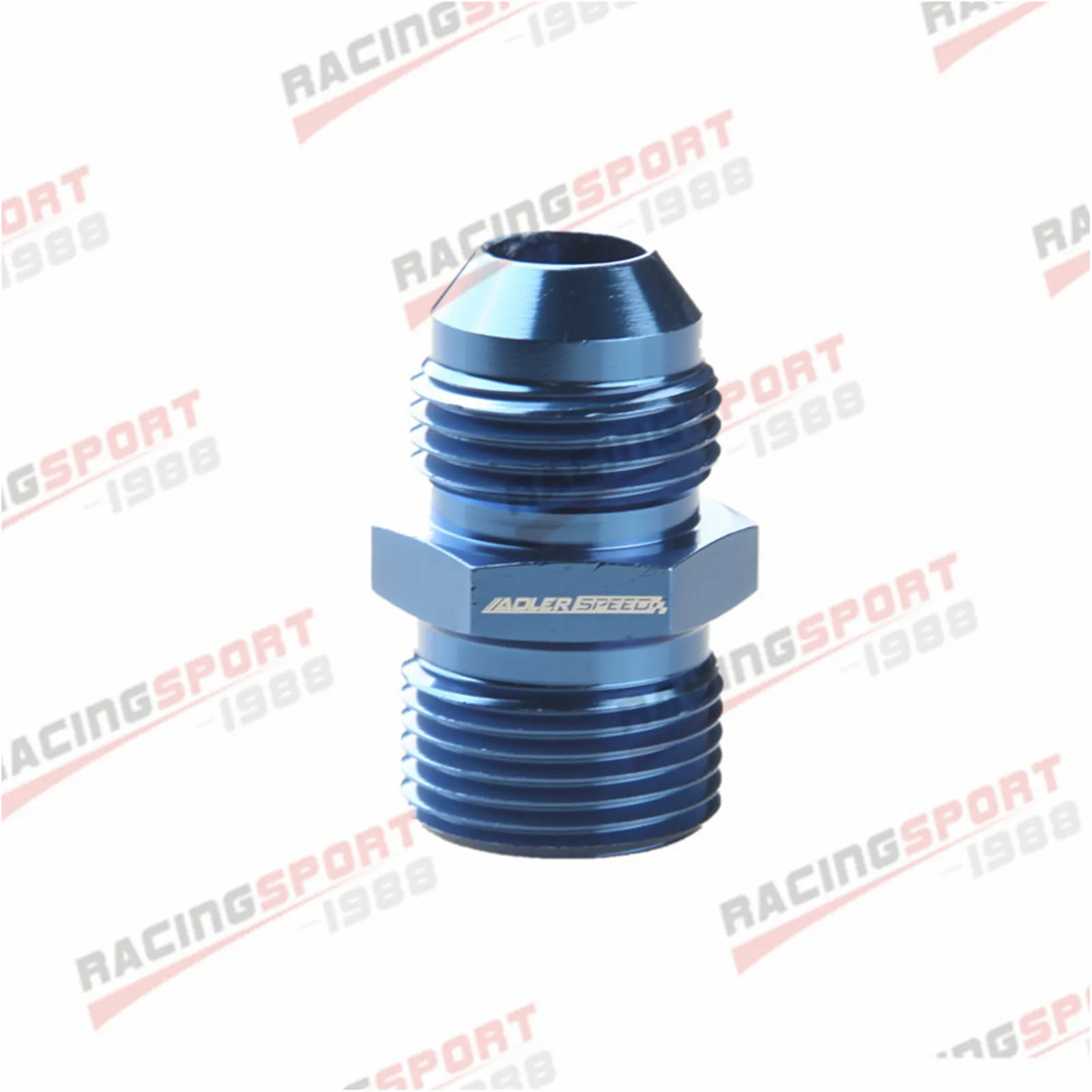 

ADLERSPEED Male -8AN 8AN AN8 AN-8 Flare To M22x1.5 Metric Straight Fitting Blue
