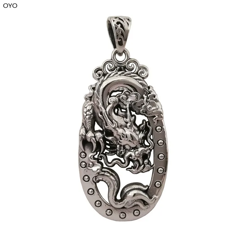 100% 999 Sterling Silver male and female personality trendsetter Tyrannosaurus Rex Zodiac Pendant
100% 999 Sterling Silver male and female personality trendsetter Tyrannosaurus Rex Zodiac Pendant
