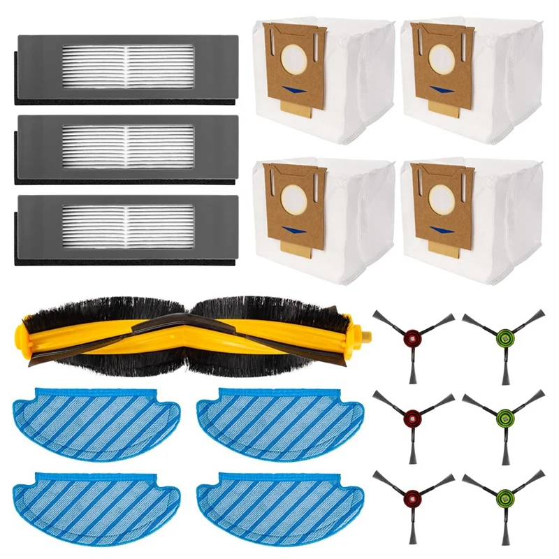 18PCS For ECOVACS DEEBOT OZMO T8 T8 AIVI T8 MAX N8 Pro N8 Pro+, T9 Yeedi Vac Robot Vacuum Cleaner Replacement Parts
18PCS For ECOVACS DEEBOT OZMO T8 T8 AIVI T8 MAX N8 Pro N8 Pro+, T9 Yeedi Vac Robot Vacuum Cleaner Replacement Parts