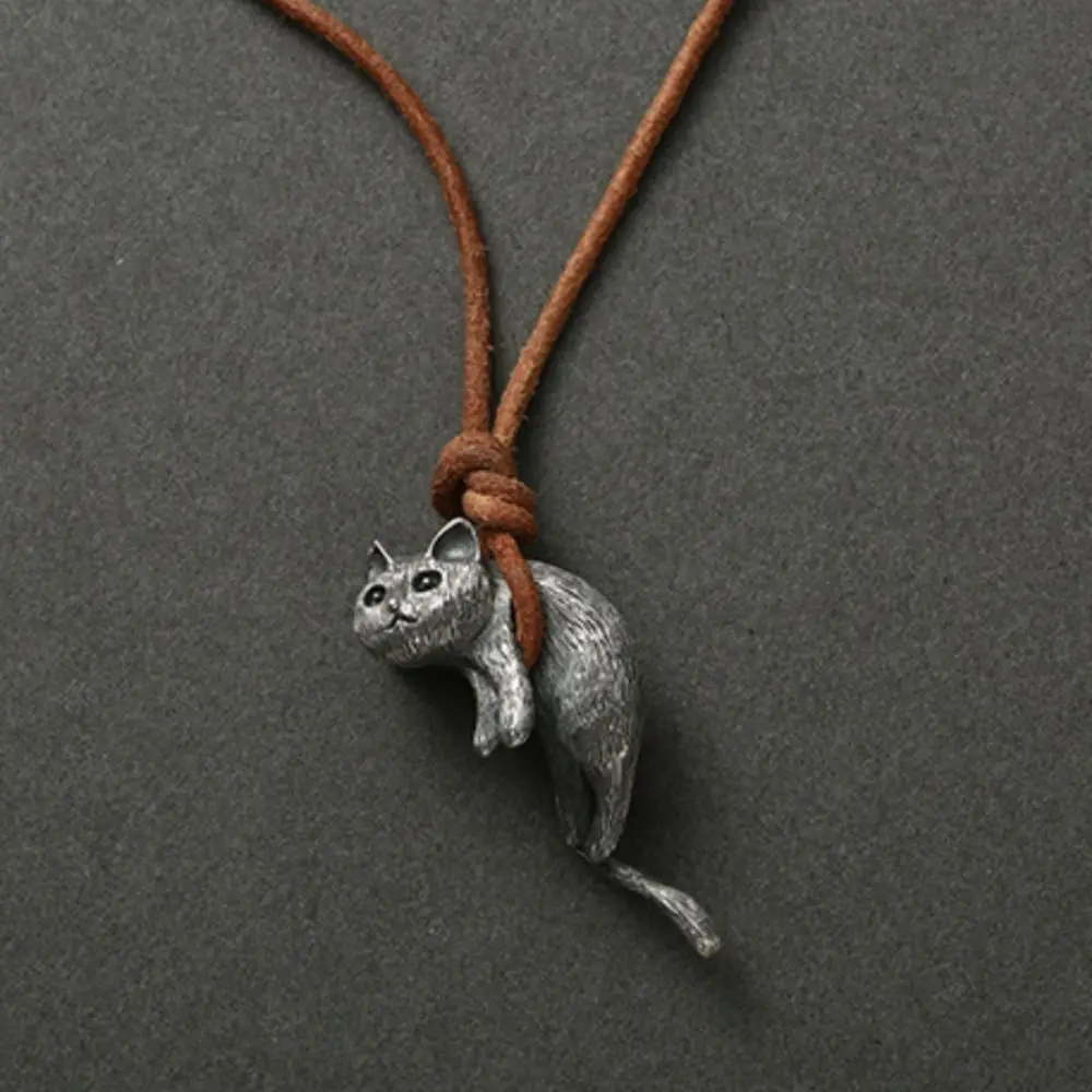 Korean Style Creative Vintage Copper Cat Pendant Necklace Personality Animal Necklace for Women Men Jewelry Accessories
Korean Style Creative Vintage Copper Cat Pendant Necklace Personality Animal Necklace for Women Men Jewelry Accessories