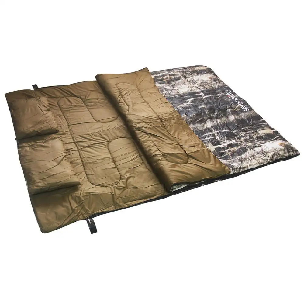- Double Sleeping Bag with Two Pillows- Lightweight & Waterproof Sleeping Bag for Adults or Teens, For Camping, Backpacking or H
- Double Sleeping Bag with Two Pillows- Lightweight & Waterproof Sleeping Bag for Adults or Teens, For Camping, Backpacking or H