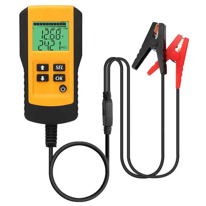 Battery Tester Voltage Internal Resistance AH Capacity Display 12V Car Battery Checker
Battery Tester Voltage Internal Resistance AH Capacity Display 12V Car Battery Checker