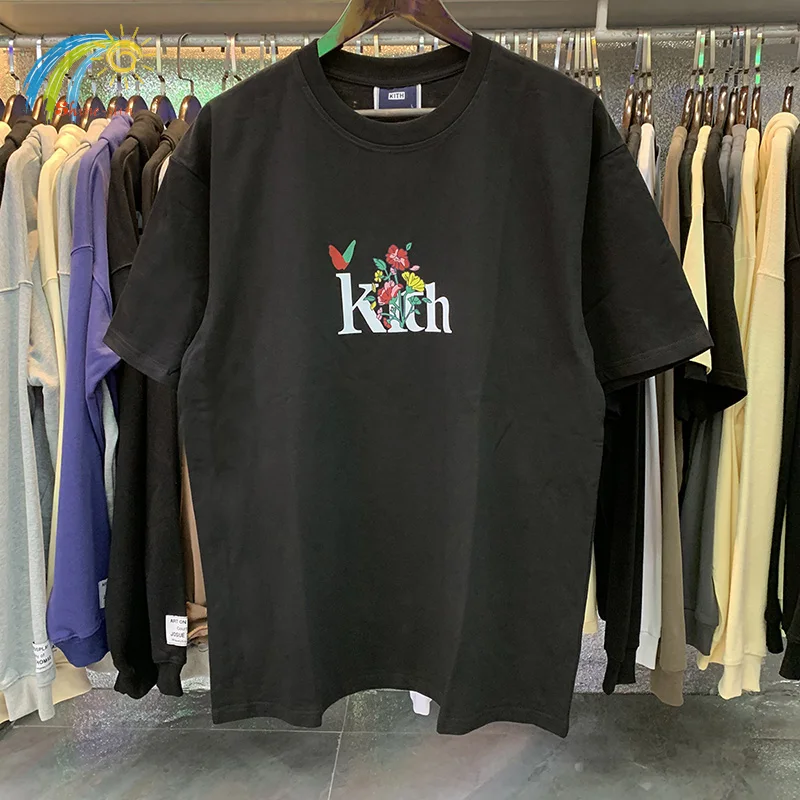 2023SS Black White Apricot Casual KITH Tee Men Women 1:1 Classic LOGO Flower Bird Print Kith T Shirt Loose Short Sleeve With Tag
2023SS Black White Apricot Casual KITH Tee Men Women 1:1 Classic LOGO Flower Bird Print Kith T Shirt Loose Short Sleeve With Tag