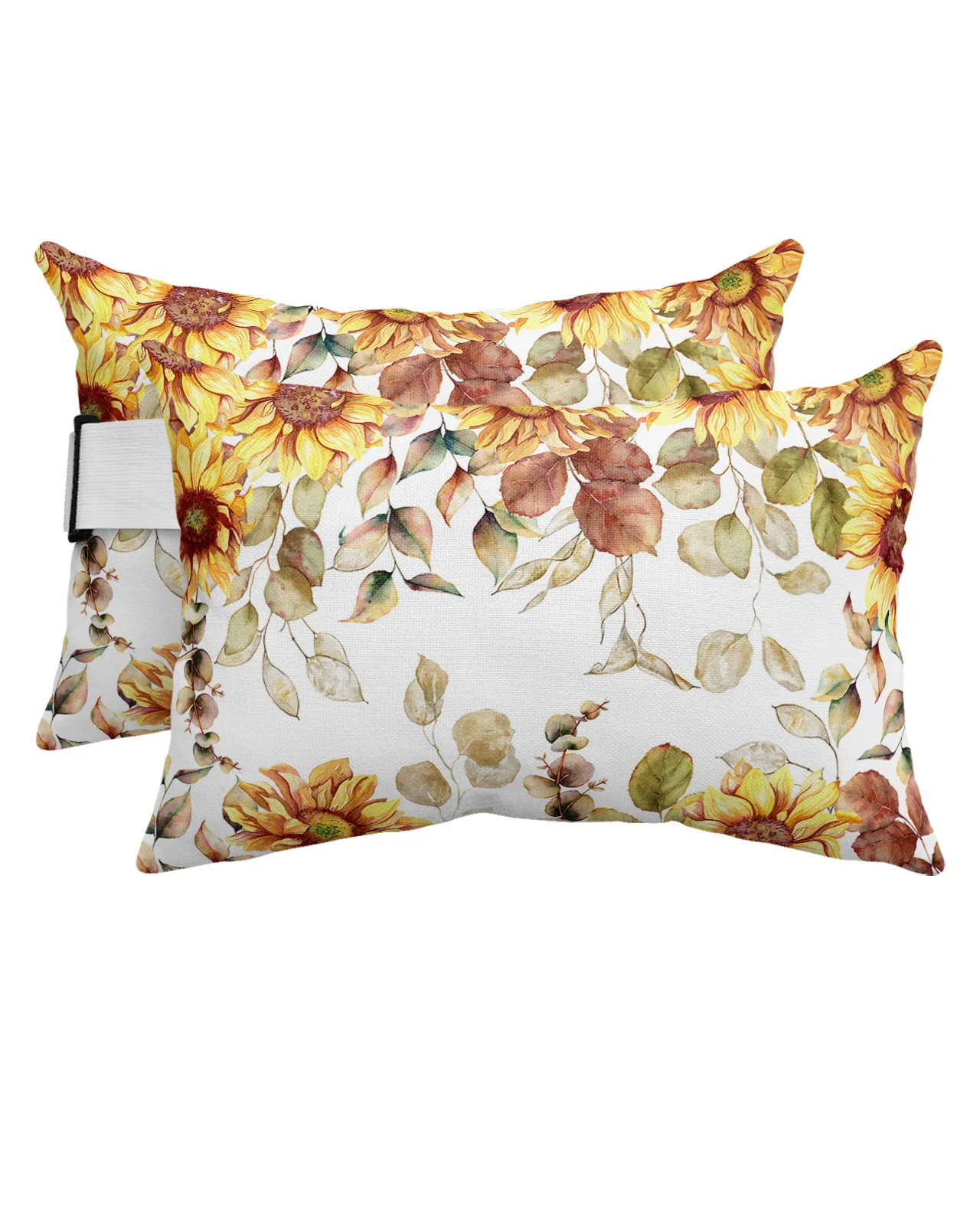 Autumn Eucalyptus Leaves Sunflower Waterproof Pillow With Insert Adjustable Lounge Chair Recliner Head Lumbar Travel Pillow
Autumn Eucalyptus Leaves Sunflower Waterproof Pillow With Insert Adjustable Lounge Chair Recliner Head Lumbar Travel Pillow