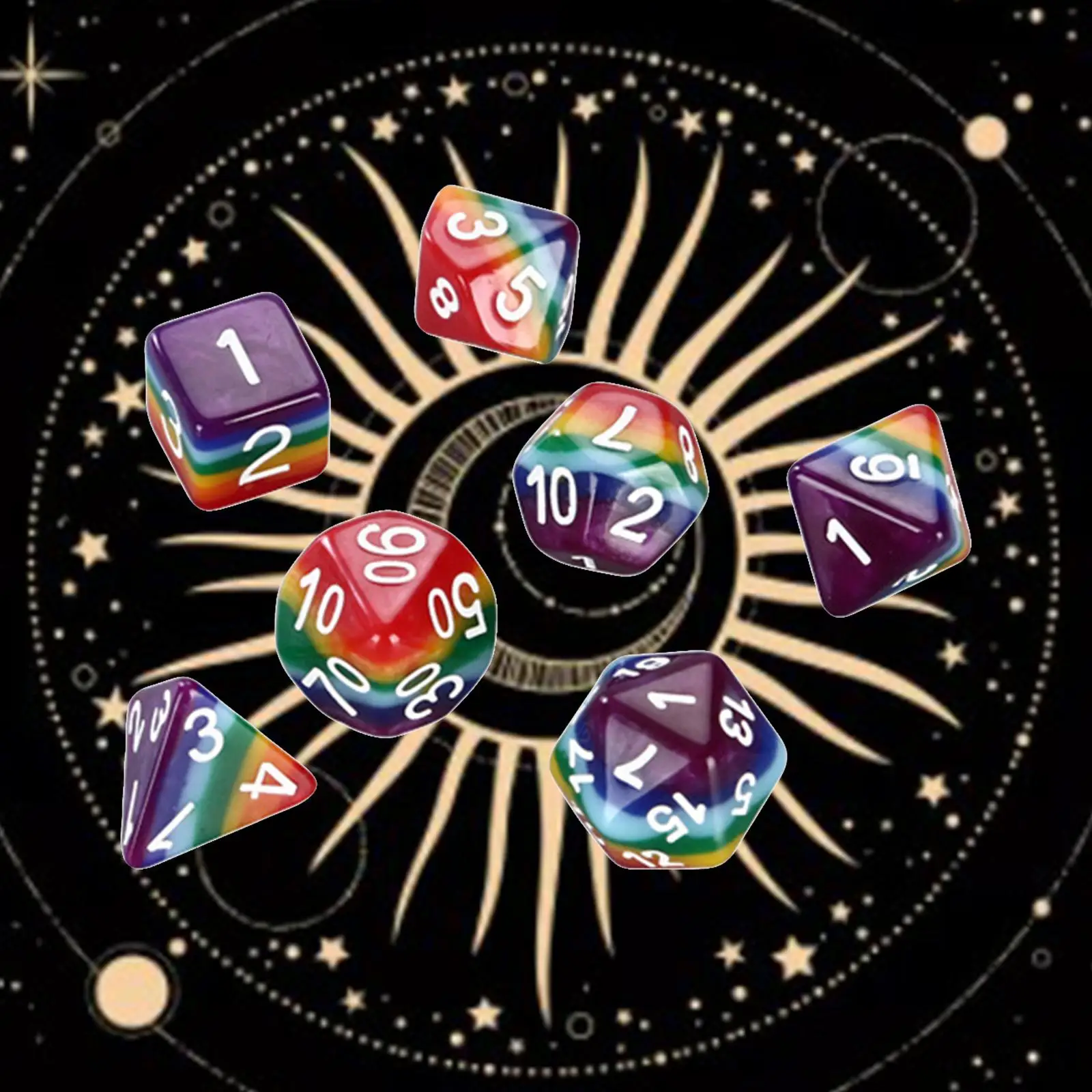 7pcs Mini Polyhedral Dice Set D4 D6 D8 D10 D10 D12 D20 Dices Glitter Game Accessories for Dnd Board Games
7pcs Mini Polyhedral Dice Set D4 D6 D8 D10 D10 D12 D20 Dices Glitter Game Accessories for Dnd Board Games