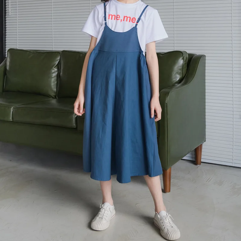 Teenage Girls Wide-leg Pants Clothes Set Summer 2 pieces T-shirt Overalls Fashion Casual 10 12 years Outfits
Teenage Girls Wide-leg Pants Clothes Set Summer 2 pieces T-shirt Overalls Fashion Casual 10 12 years Outfits