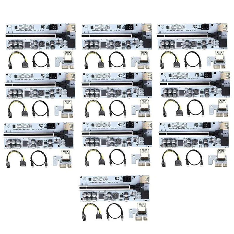 10Pcs VER012 MAX USB 3.0 PCI-E X1 to X16 Extender Riser Express Cable Riser for Video Card PCI-E Riser Card for Mining
10Pcs VER012 MAX USB 3.0 PCI-E X1 to X16 Extender Riser Express Cable Riser for Video Card PCI-E Riser Card for Mining