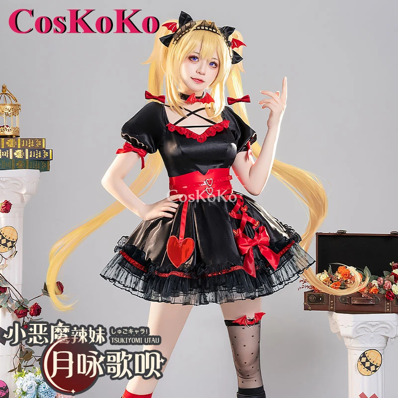 CosKoKo Tsukiyomi Utau Косплей Аниме Shugo Chara Костюм Маленький Дьявол острая девушка наряд на Хэллоуин
CosKoKo Tsukiyomi Utau Косплей Аниме Shugo Chara Костюм Маленький Дьявол острая девушка наряд на Хэллоуин