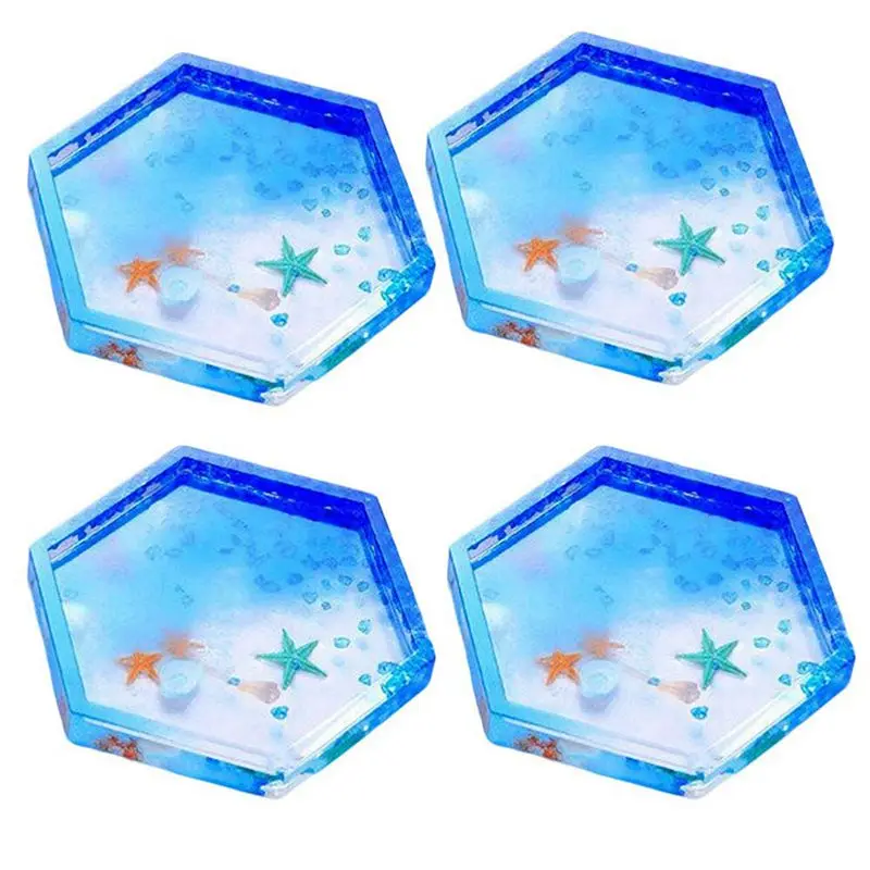 8 Pack Silicone Coaster Molds Silicone Resin Mold, Clear Epoxy Molds Hexagon & Square
8 Pack Silicone Coaster Molds Silicone Resin Mold, Clear Epoxy Molds Hexagon & Square