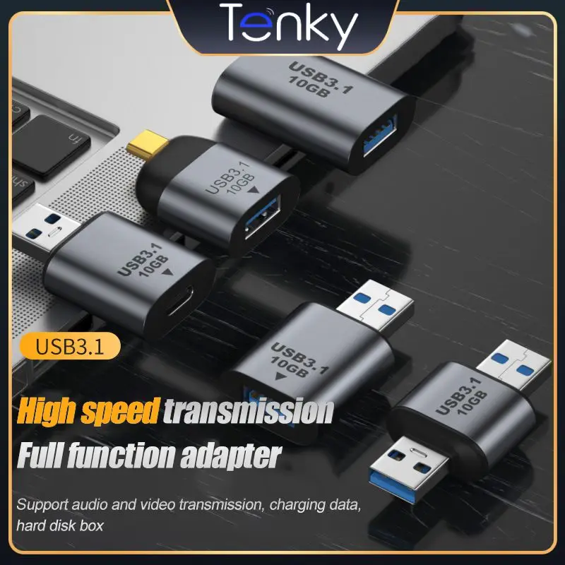 Charging Adapters Usb Extender High Speed Usb 3.1 To Usb 3.1/type C Adapter Charging Data Transfer Connector 10gbps Aluminum 
Charging Adapters Usb Extender High Speed Usb 3.1 To Usb 3.1/type C Adapter Charging Data Transfer Connector 10gbps Aluminum