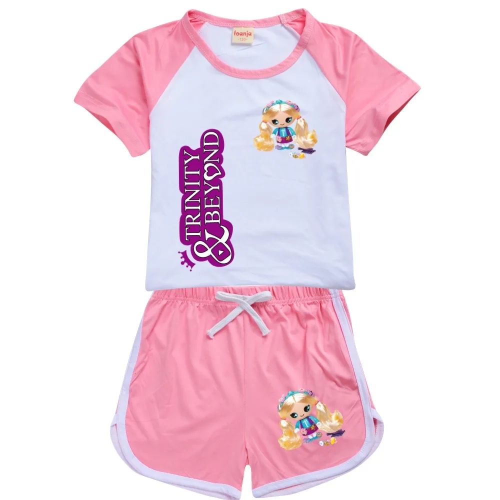2022 Trinitying Boys Girls Short Sleeve T-shirt Set Summer Short T-Shirts Suit Cotton T-shirt+Pants 2pcs Suits Tracksuit Suit
2022 Trinitying Boys Girls Short Sleeve T-shirt Set Summer Short T-Shirts Suit Cotton T-shirt+Pants 2pcs Suits Tracksuit Suit