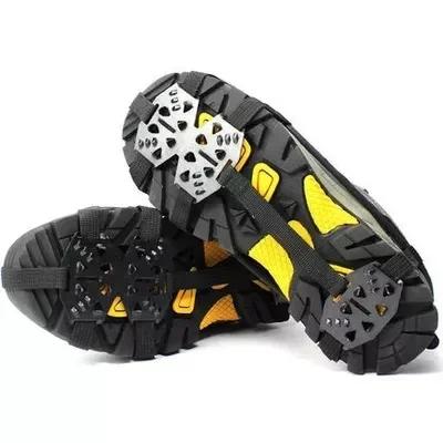 2023NEW 18tooth manganese steel crampons anti-skid shoe covers snow claws hiking fishing shoes nails snow mud ice caught
2023NEW 18tooth manganese steel crampons anti-skid shoe covers snow claws hiking fishing shoes nails snow mud ice caught