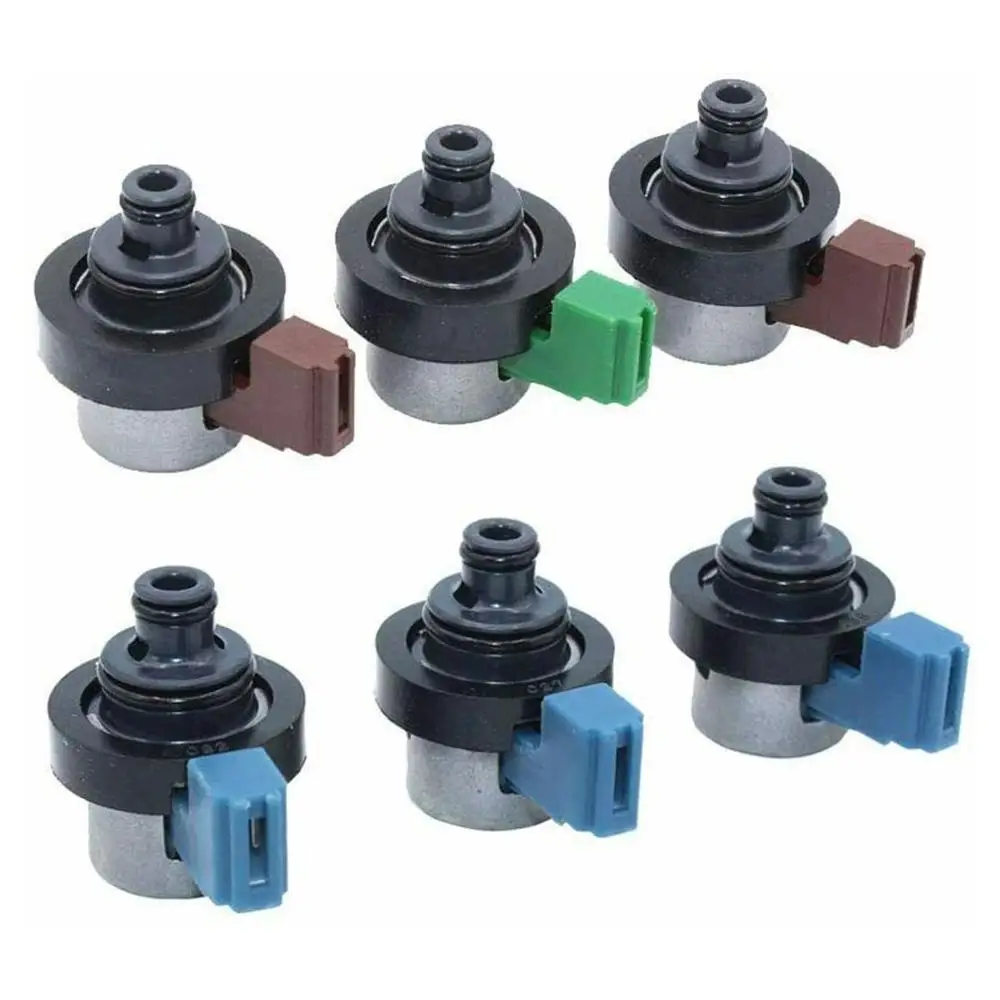 6pcs Solenoid Valve 4EAT Transmission Case Solenoid Valve Kit Automobile Refitting Accessories Metal Parts
6pcs Solenoid Valve 4EAT Transmission Case Solenoid Valve Kit Automobile Refitting Accessories Metal Parts