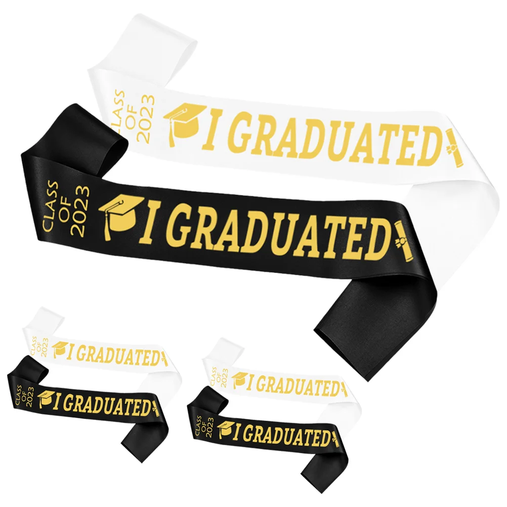 6 Pcs Unisex Graduated Sash 2023 Graduation Party Supplies Men's Belt Senior Buddy Decor Women
6 Pcs Unisex Graduated Sash 2023 Graduation Party Supplies Men's Belt Senior Buddy Decor Women