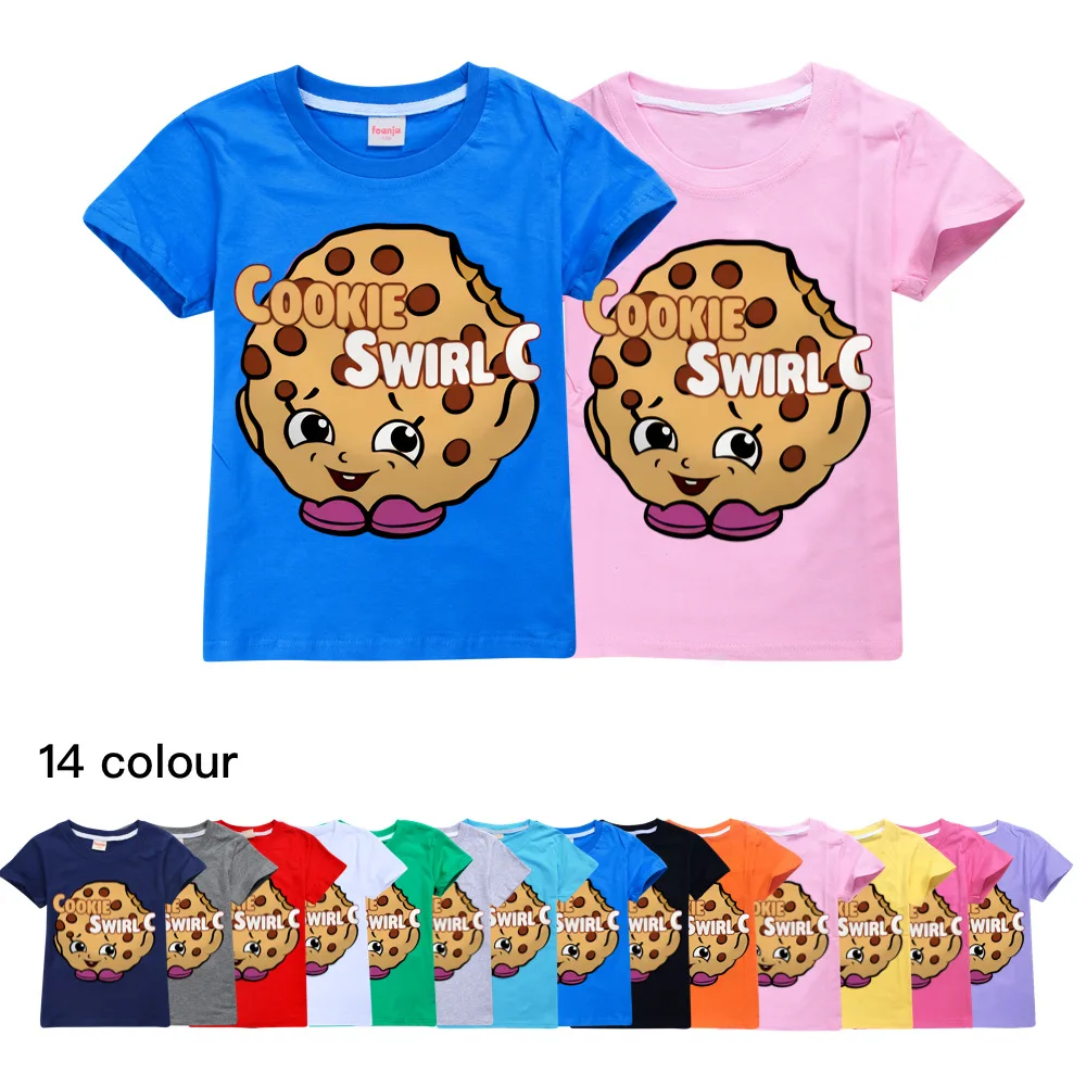 Child Clothes COOKIE SWIRL C Fashion Kids Wear Cotton Summer Casual Tees Boys Short-sleeved T-Shirts Toddler Baby Girls Tops
Child Clothes COOKIE SWIRL C Fashion Kids Wear Cotton Summer Casual Tees Boys Short-sleeved T-Shirts Toddler Baby Girls Tops