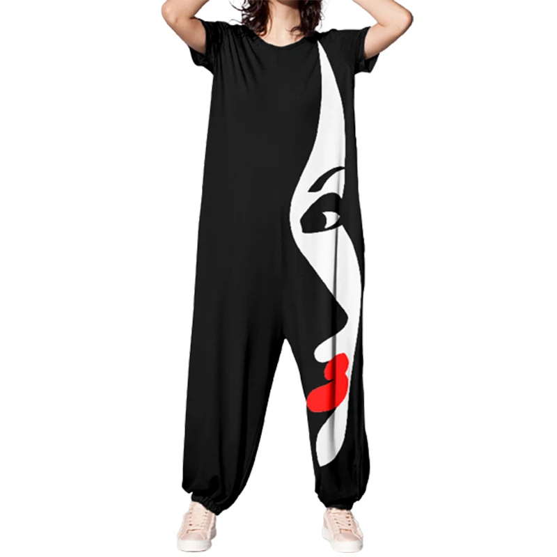 Lemongor Female Stylish Selection Figure Printed Casual Jumpsuits 2023 Summer Short Sleeve Loose Going Out Jump Suits For Women
Lemongor Female Stylish Selection Figure Printed Casual Jumpsuits 2023 Summer Short Sleeve Loose Going Out Jump Suits For Women
