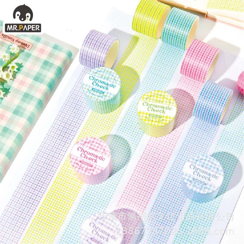 Mr. Paper 5 видов конструкций Washi лента серия нежный хроматический стиль Instagram декоративная лента для DIY крафт Скрапбукинг корейские канцелярски...
Mr. Paper 5 видов конструкций Washi лента серия нежный хроматический стиль Instagram декоративная лента для DIY крафт Скрапбукинг корейские канцелярски...