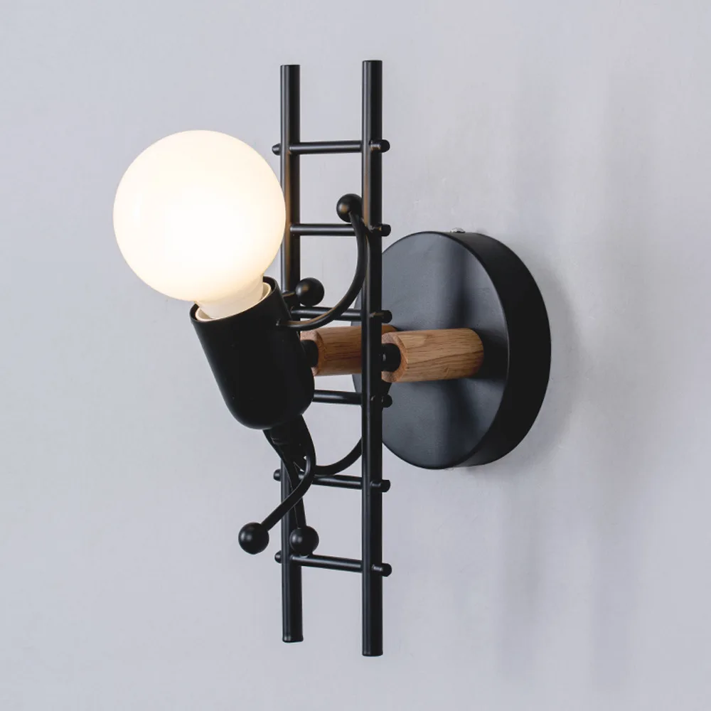 Nordic Villain Wall Lamp Art Villain Climbing Stairs Lamp Children's Room Lamp Light Bedroom Bedside Wall Sconce Light Fixture
Nordic Villain Wall Lamp Art Villain Climbing Stairs Lamp Children's Room Lamp Light Bedroom Bedside Wall Sconce Light Fixture