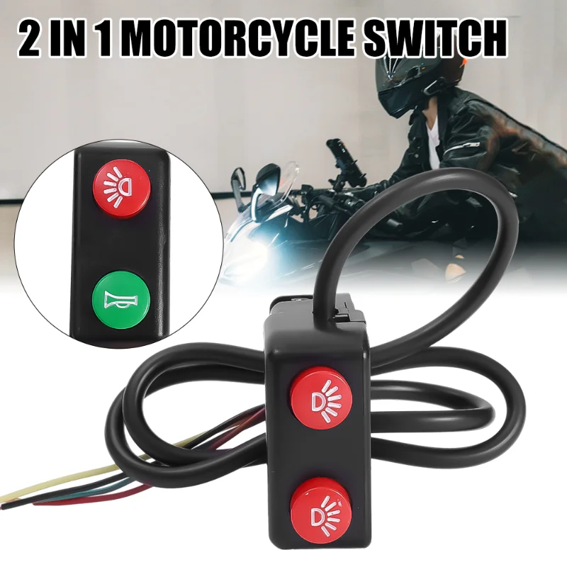 New 22mm Motorcycle ATV Handlebar Horn Headlight Combination Switch Button Motor Switches Turn Signal Modification Accessories
New 22mm Motorcycle ATV Handlebar Horn Headlight Combination Switch Button Motor Switches Turn Signal Modification Accessories