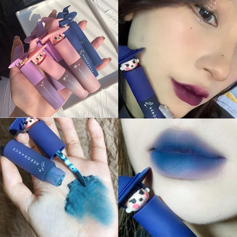 Cartoon Witch Lip Glaze Matte Velvet Water Mist Matte Lip Mud Student Model Lip Gloss for Lips Womens Cosmetics Korean Makeup
Cartoon Witch Lip Glaze Matte Velvet Water Mist Matte Lip Mud Student Model Lip Gloss for Lips Womens Cosmetics Korean Makeup
