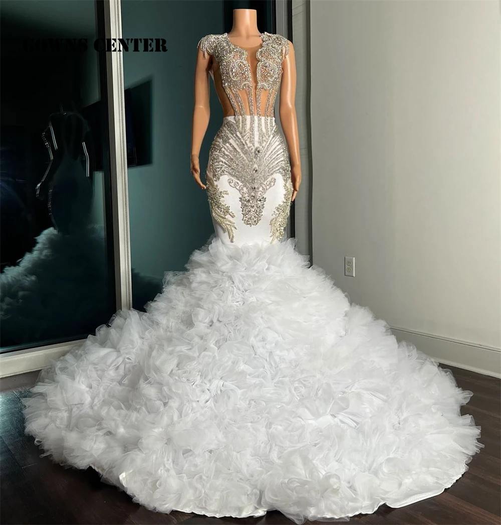 White Formal Dresses For Women Party Wedding Evening Dress Women Wlegant Luxury O Neck Prom Gown Black Girls robe de soree
White Formal Dresses For Women Party Wedding Evening Dress Women Wlegant Luxury O Neck Prom Gown Black Girls robe de soree