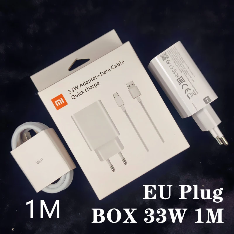 MDY-11-EZ 33W For Xiaomi 11 11T 12 10 9 Poco F3 X3 Pro EU Turbo Fast Charging Adapter 100CM 5A Quick Charger Cable For Redmi K40
MDY-11-EZ 33W For Xiaomi 11 11T 12 10 9 Poco F3 X3 Pro EU Turbo Fast Charging Adapter 100CM 5A Quick Charger Cable For Redmi K40